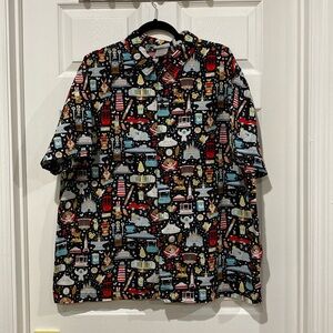 Disney Men’s Club 33 Everything Print Shirl